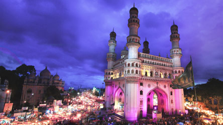 Bild von Hyderabad. Auch in Schwellenländern.