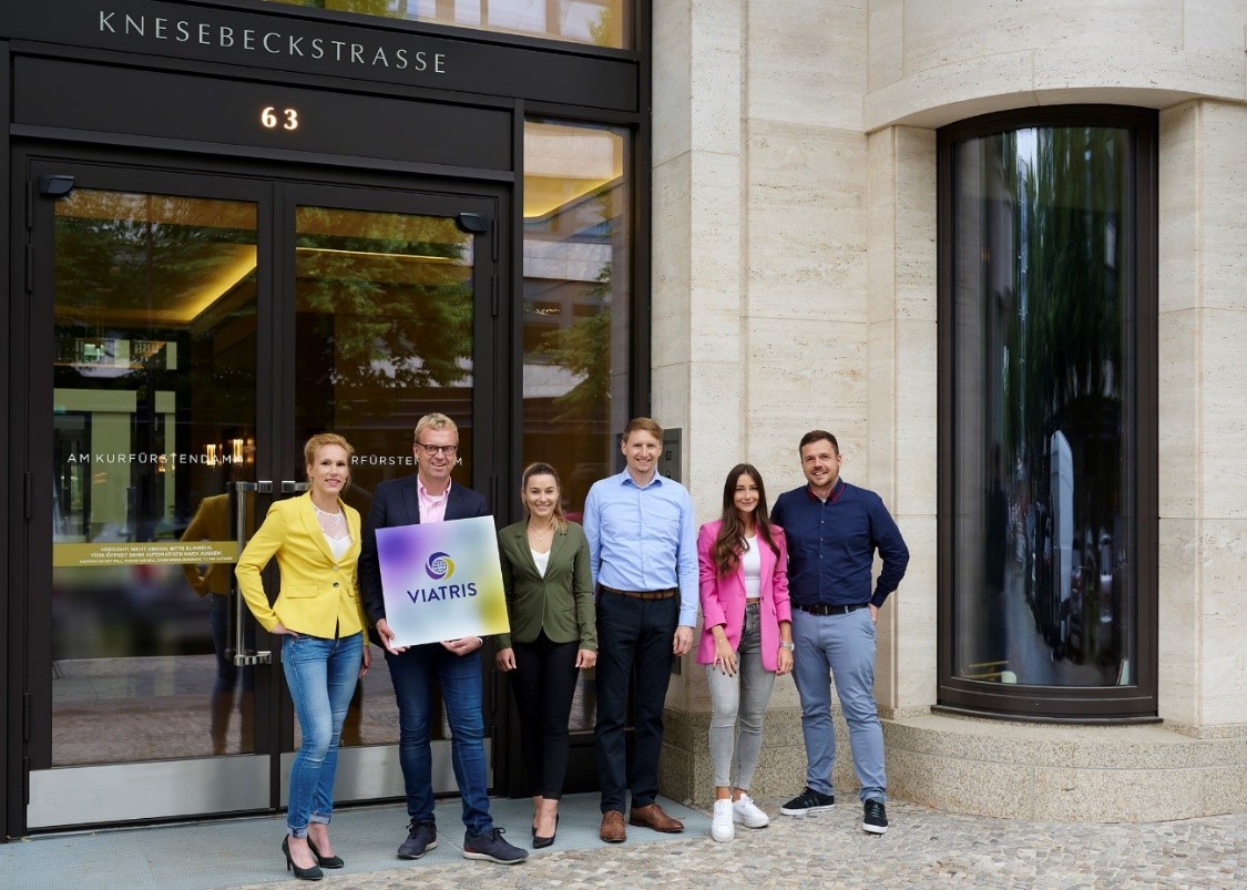 Mitarbeitende des Viatris Collaboration Hub in Berlin.